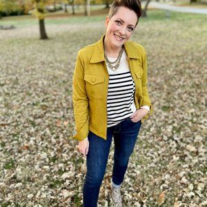 Cabi 4117 Touring Jacket Moss Fall 2021 Medium EUC